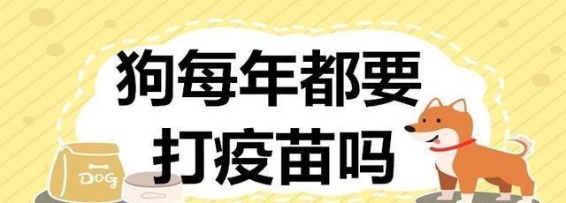狗每年都要打疫苗吗,应该打哪些疫苗呢